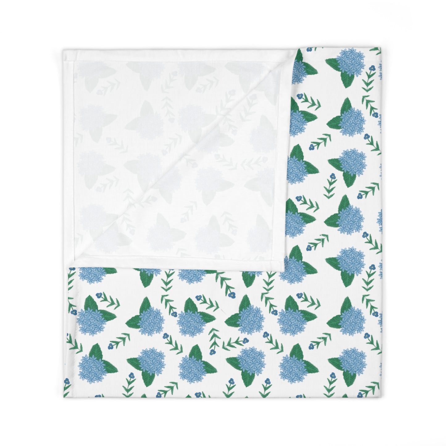 Hydrangea Baby Swaddle Blanket