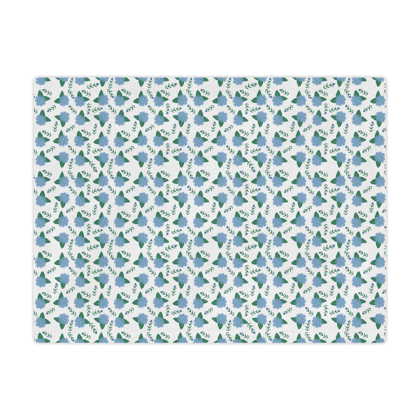Hydrangea Minky Blanket