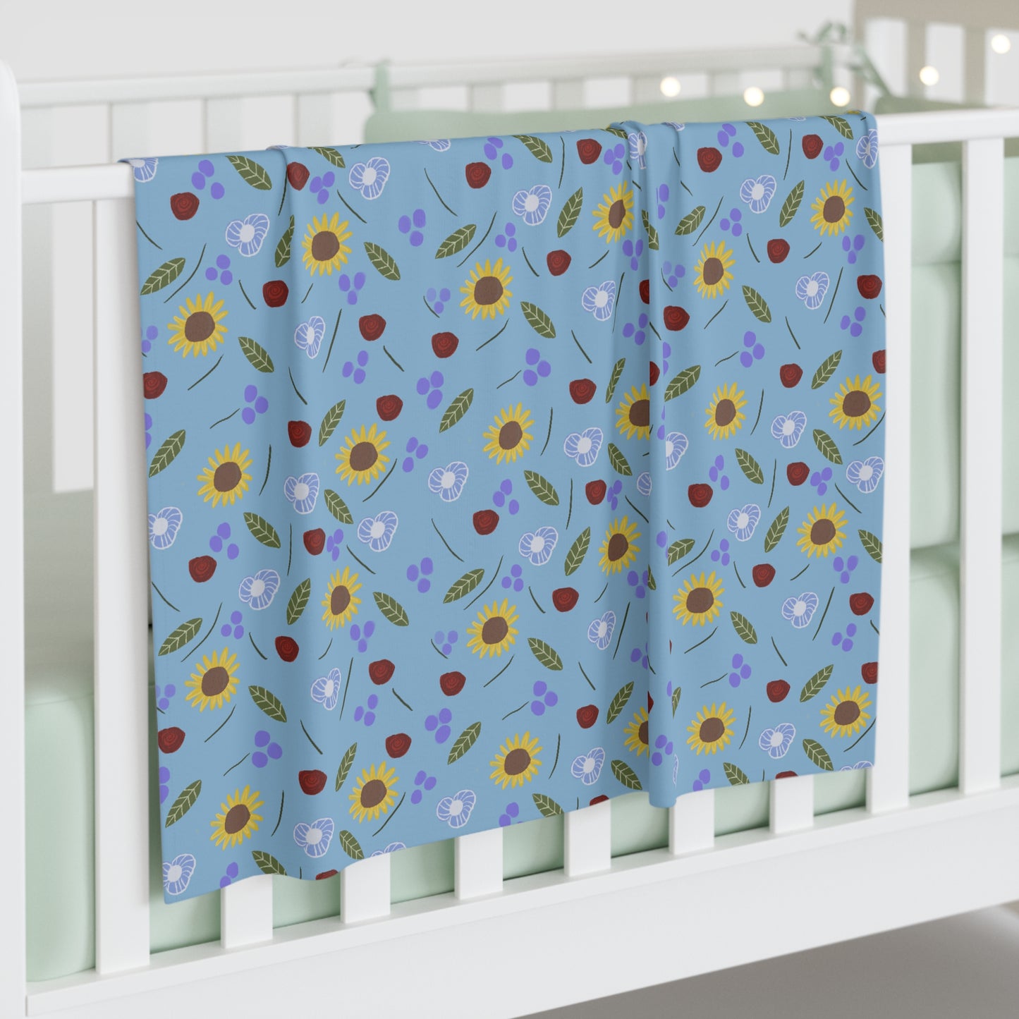 Marian Bouquet Baby Swaddle Blanket