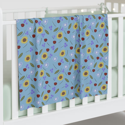Marian Bouquet Baby Swaddle Blanket