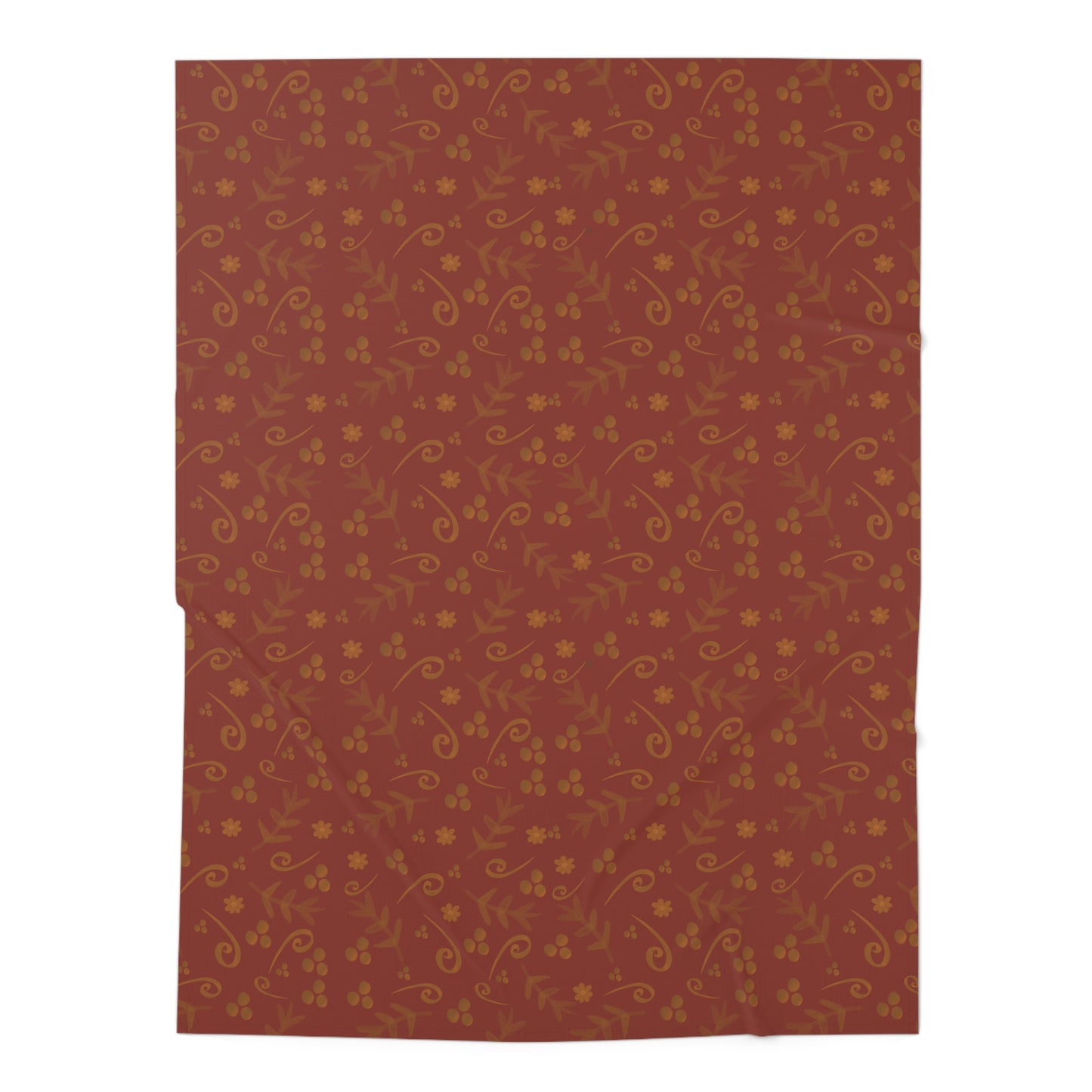 Clementine Red Baby Swaddle Blanket