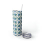 Skinny Tumbler with Straw, 20oz