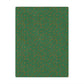 Clementine Green Minky blanket