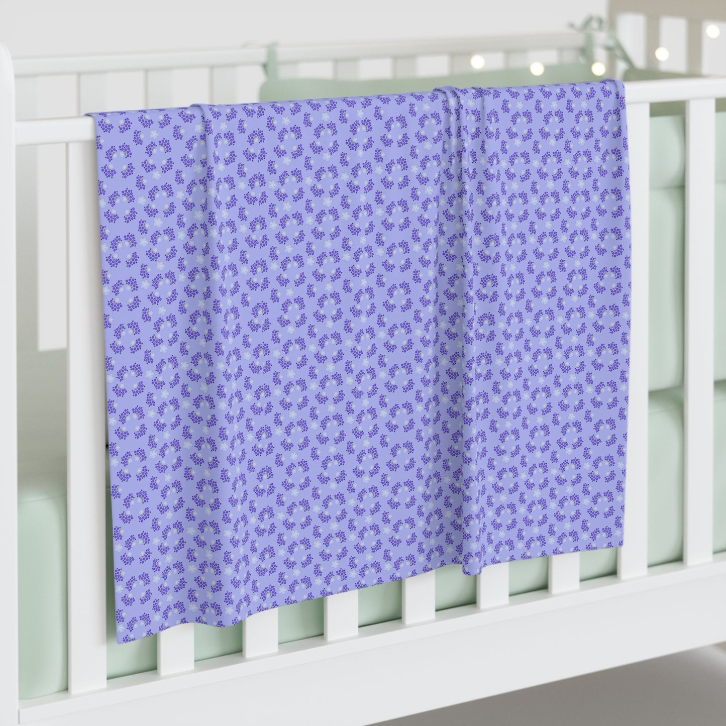 Liturgical Lavender Baby Swaddle Blanket